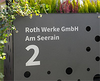 Ja, mit Beschriftung